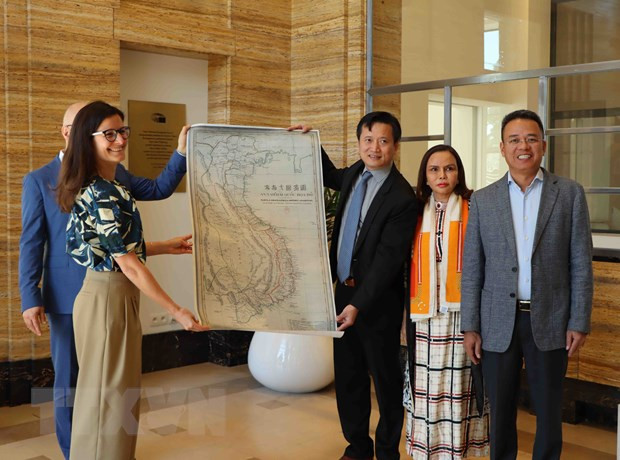 Việt Nam tặng "An Nam Đại Quốc họa đồ" cho Bảo tàng Lịch sử châu Âu